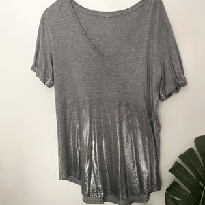 Lululemon ‘Love’ Grey V Neck With Shimmer